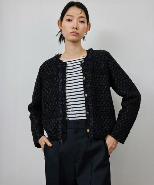 ROPE' / ロペ カーディガン・ボレロ | ニットフリンジジャケット | 詳細19