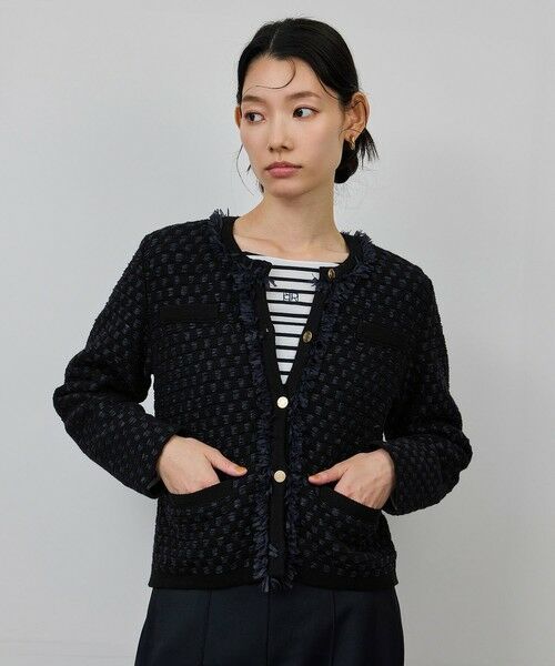 ROPE' / ロペ カーディガン・ボレロ | ニットフリンジジャケット | 詳細5