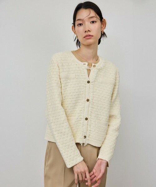 ROPE' / ロペ カーディガン・ボレロ | ニットフリンジジャケット | 詳細7