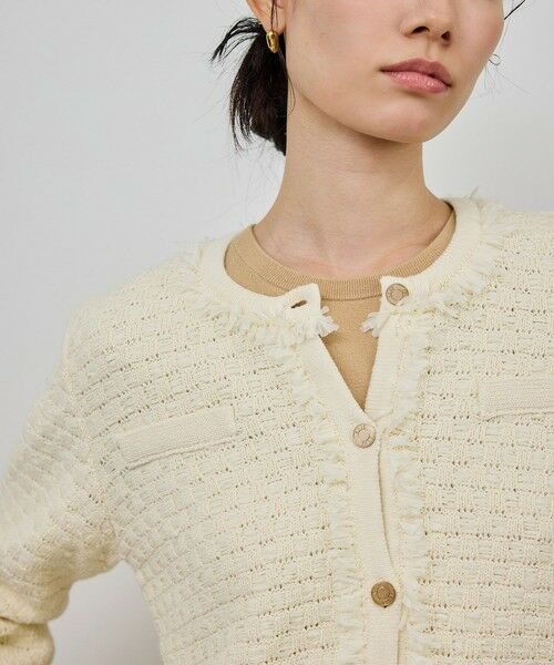 ROPE' / ロペ カーディガン・ボレロ | ニットフリンジジャケット | 詳細9