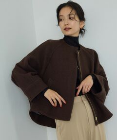 ROPE' / ロペ その他アウター | 圧縮ウールコクーンショート丈コート/Bellandi(ベランディ)