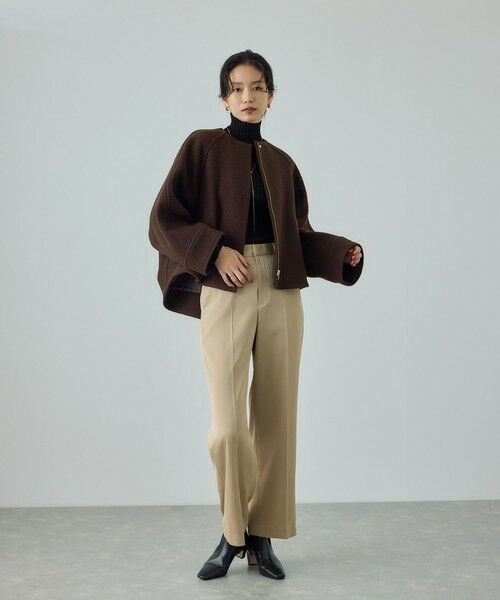 ROPE' / ロペ その他アウター | 圧縮ウールコクーンショート丈コート/Bellandi(ベランディ) | 詳細11