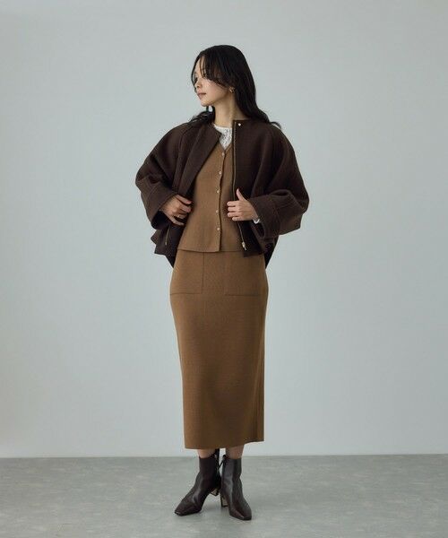 ROPE' / ロペ その他アウター | 圧縮ウールコクーンショート丈コート/Bellandi(ベランディ) | 詳細14