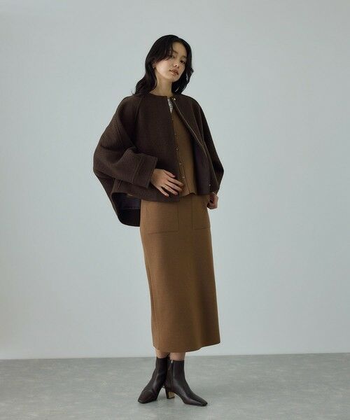 ROPE' / ロペ その他アウター | 圧縮ウールコクーンショート丈コート/Bellandi(ベランディ) | 詳細15
