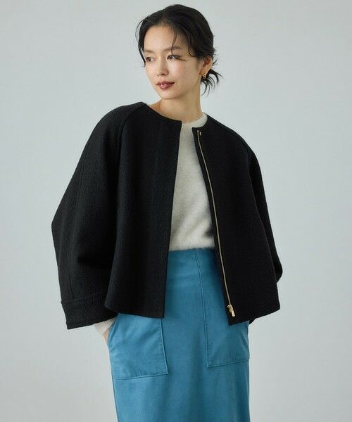 ROPE' / ロペ その他アウター | 圧縮ウールコクーンショート丈コート/Bellandi(ベランディ) | 詳細2