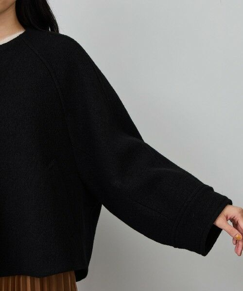 ROPE' / ロペ その他アウター | 圧縮ウールコクーンショート丈コート/Bellandi(ベランディ) | 詳細20