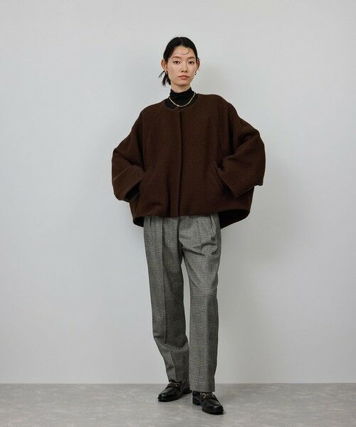 ROPE' / ロペ その他アウター | 圧縮ウールコクーンショート丈コート/Bellandi(ベランディ) | 詳細27