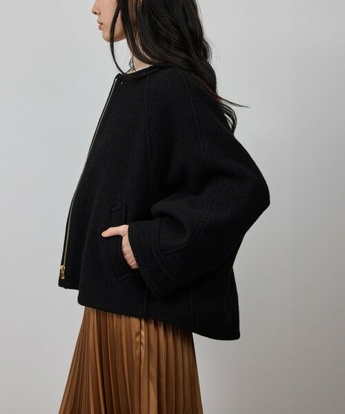 ROPE' / ロペ その他アウター | 圧縮ウールコクーンショート丈コート/Bellandi(ベランディ) | 詳細28