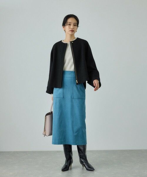 ROPE' / ロペ その他アウター | 圧縮ウールコクーンショート丈コート/Bellandi(ベランディ) | 詳細5