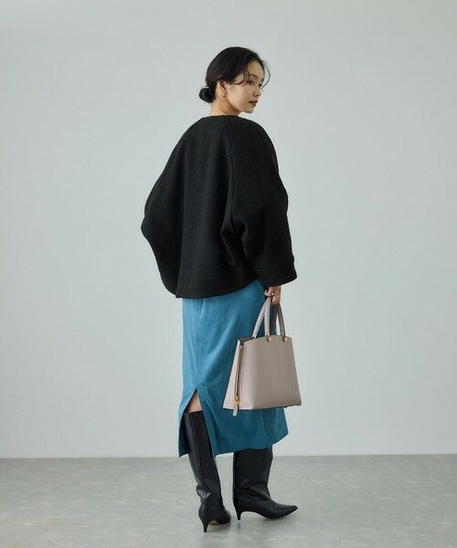 ROPE' / ロペ その他アウター | 圧縮ウールコクーンショート丈コート/Bellandi(ベランディ) | 詳細6