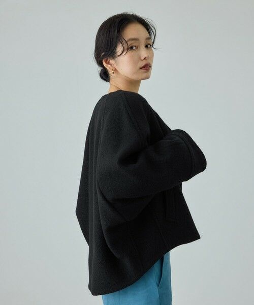 ROPE' / ロペ その他アウター | 圧縮ウールコクーンショート丈コート/Bellandi(ベランディ) | 詳細8