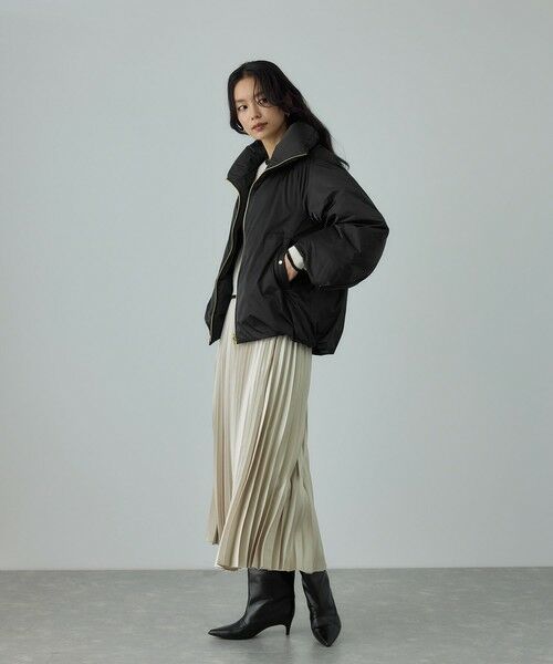 ROPE' / ロペ ダウンジャケット・ベスト | ハイネックジップショート丈ダウンコート/イージーケア・撥水 | 詳細11