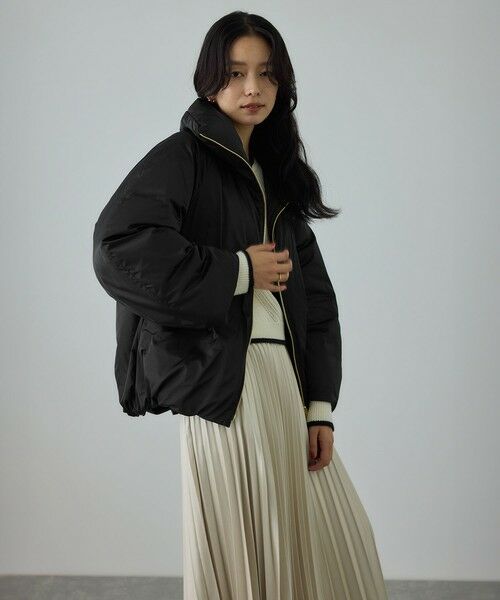 ROPE' / ロペ ダウンジャケット・ベスト | ハイネックジップショート丈ダウンコート/イージーケア・撥水 | 詳細18