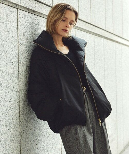 ROPE' / ロペ ダウンジャケット・ベスト | ハイネックジップショート丈ダウンコート/イージーケア・撥水 | 詳細2