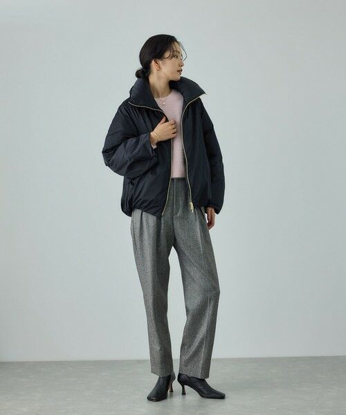 ROPE' / ロペ ダウンジャケット・ベスト | ハイネックジップショート丈ダウンコート/イージーケア・撥水 | 詳細5
