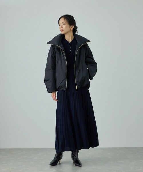 ROPE' / ロペ ダウンジャケット・ベスト | ハイネックジップショート丈ダウンコート/イージーケア・撥水 | 詳細7