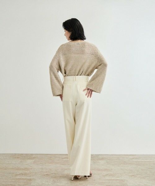 ROPE' / ロペ ニット・セーター | 【洗える】スラブリネン ボートネックプルオーバー | 詳細26