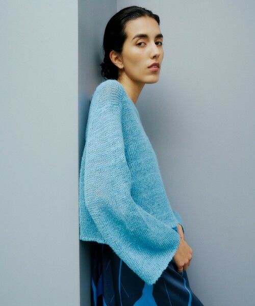 ROPE' / ロペ ニット・セーター | 【洗える】スラブリネン ボートネックプルオーバー | 詳細30