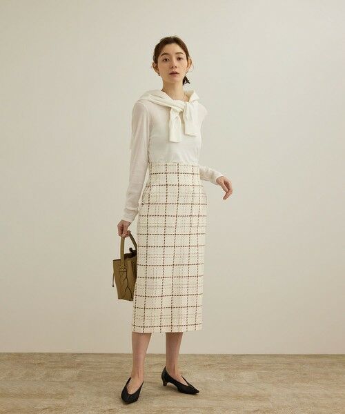 ROPE' / ロペ カットソー（半袖以外） | 【洗える】ドライタッチシアーロングスリーブカットソー | 詳細1