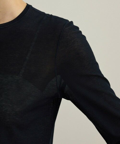 ROPE' / ロペ カットソー（半袖以外） | 【洗える】ドライタッチシアーロングスリーブカットソー | 詳細11