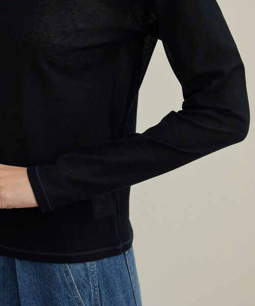 ROPE' / ロペ カットソー（半袖以外） | 【洗える】ドライタッチシアーロングスリーブカットソー | 詳細12