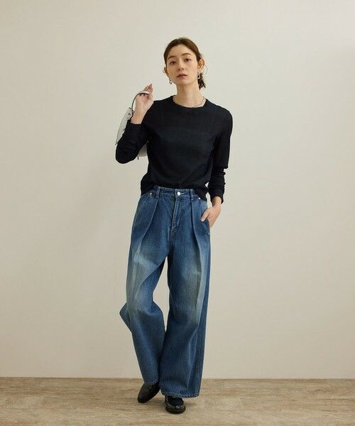 ROPE' / ロペ カットソー（半袖以外） | 【洗える】ドライタッチシアーロングスリーブカットソー | 詳細4