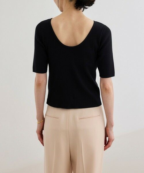 ROPE' / ロペ カットソー | 【洗える】テレコ5分袖ニットプルオーバー | 詳細15