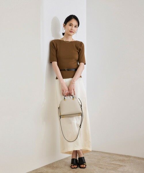 ROPE' / ロペ カットソー | 【洗える】テレコ5分袖ニットプルオーバー | 詳細8