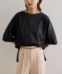 ROPE' / ロペ Tシャツ | 【洗える・ナノシア加工】スムース半袖 Aラインカットソー