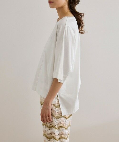 ROPE' / ロペ Tシャツ | 【洗える・ナノシア加工】スムース半袖 Aラインカットソー | 詳細10