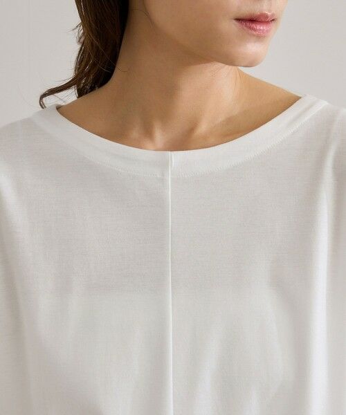 ROPE' / ロペ Tシャツ | 【洗える・ナノシア加工】スムース半袖 Aラインカットソー | 詳細13