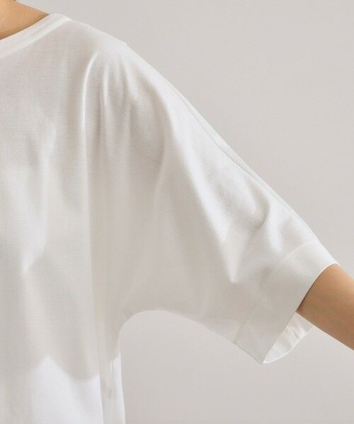 ROPE' / ロペ Tシャツ | 【洗える・ナノシア加工】スムース半袖 Aラインカットソー | 詳細14
