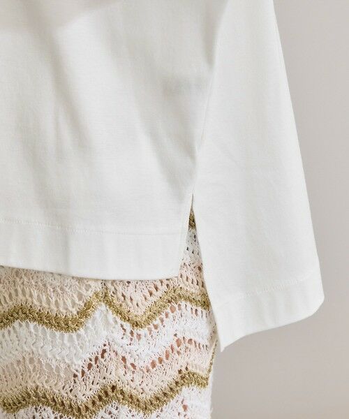 ROPE' / ロペ Tシャツ | 【洗える・ナノシア加工】スムース半袖 Aラインカットソー | 詳細15
