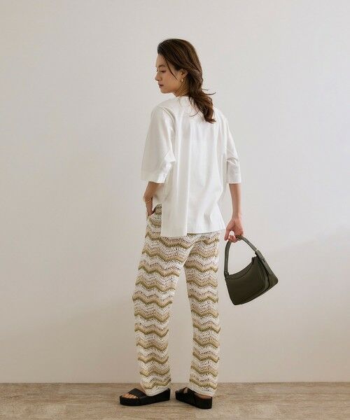 ROPE' / ロペ Tシャツ | 【洗える・ナノシア加工】スムース半袖 Aラインカットソー | 詳細22