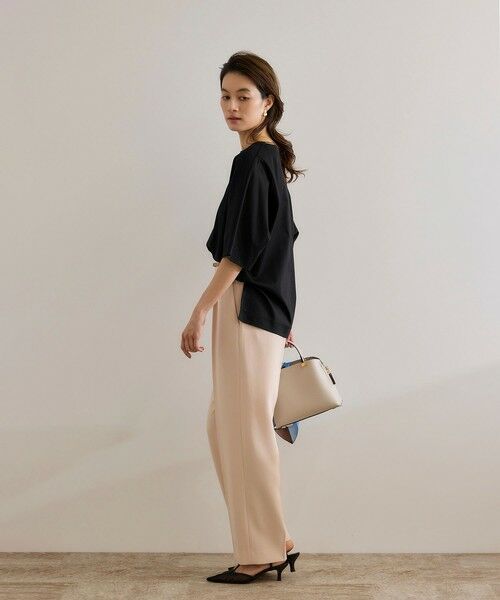 ROPE' / ロペ Tシャツ | 【洗える・ナノシア加工】スムース半袖 Aラインカットソー | 詳細24