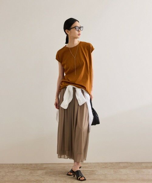 ROPE' / ロペ Tシャツ | 【接触冷感・洗える・洗濯耐久あり】ノースリーブTEE | 詳細4