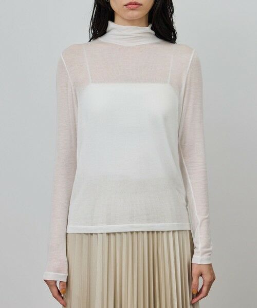 ROPE' / ロペ カットソー（半袖以外） | カシミヤシルクブレンドインナータートルネック/イージーケア | 詳細6