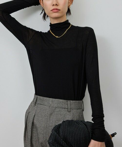 ROPE' / ロペ カットソー（半袖以外） | カシミヤシルクブレンドインナータートルネック/イージーケア | 詳細16