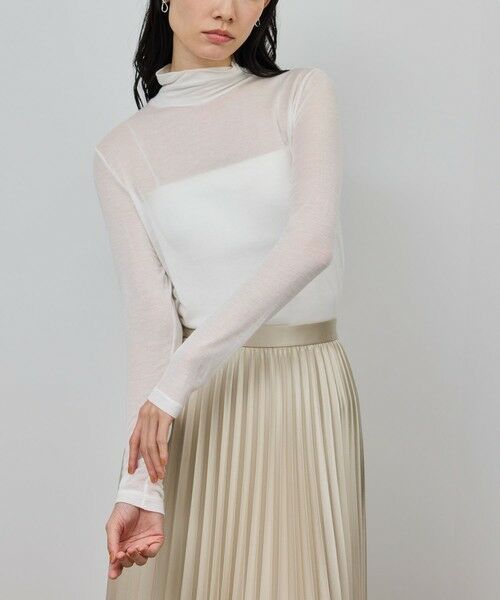 ROPE' / ロペ カットソー（半袖以外） | カシミヤシルクブレンドインナータートルネック/イージーケア | 詳細17