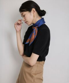 ROPE' / ロペ ニット・セーター | ウールカシミヤブレンド 5分袖ニットプルオーバー/イージーケア