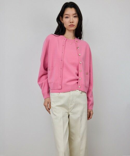 ROPE' / ロペ ニット・セーター | ウールカシミヤブレンド 5分袖ニットプルオーバー/イージーケア | 詳細11