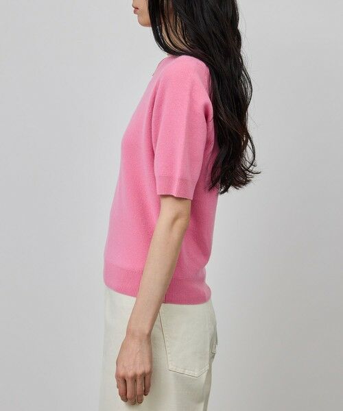 ROPE' / ロペ ニット・セーター | ウールカシミヤブレンド 5分袖ニットプルオーバー/イージーケア | 詳細17