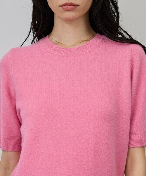 ROPE' / ロペ ニット・セーター | ウールカシミヤブレンド 5分袖ニットプルオーバー/イージーケア | 詳細19