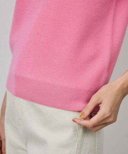 ROPE' / ロペ ニット・セーター | ウールカシミヤブレンド 5分袖ニットプルオーバー/イージーケア | 詳細21