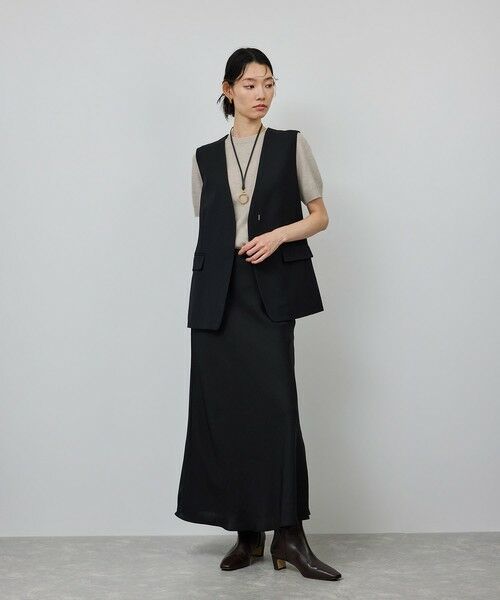 ROPE' / ロペ ニット・セーター | ウールカシミヤブレンド 5分袖ニットプルオーバー/イージーケア | 詳細6