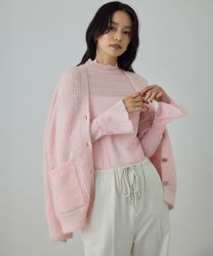 ROPE' / ロペ Tシャツ | ボタニカルダイフレアスリーブハイネックカットソー/イージーケア・アンサンブル対応