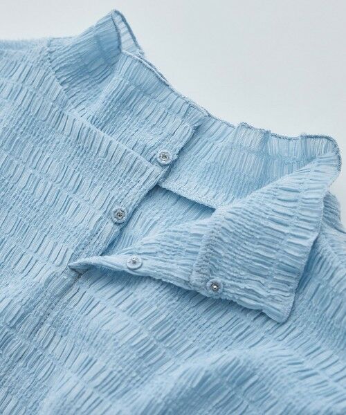 ROPE' / ロペ Tシャツ | ボタニカルダイフレアスリーブハイネックカットソー/イージーケア・アンサンブル対応 | 詳細26