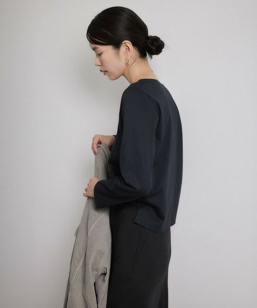 ROPE' / ロペ カットソー（半袖以外） | アナグラム刺繍 ロングスリーブカットソー/イージーケア | 詳細11