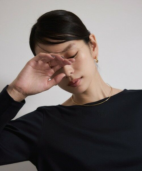 ROPE' / ロペ カットソー（半袖以外） | アナグラム刺繍 ロングスリーブカットソー/イージーケア | 詳細12