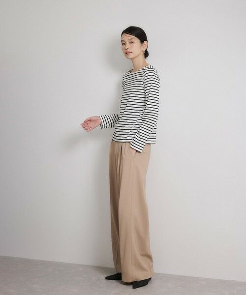 ROPE' / ロペ カットソー（半袖以外） | アナグラム刺繍 ロングスリーブカットソー/イージーケア | 詳細16